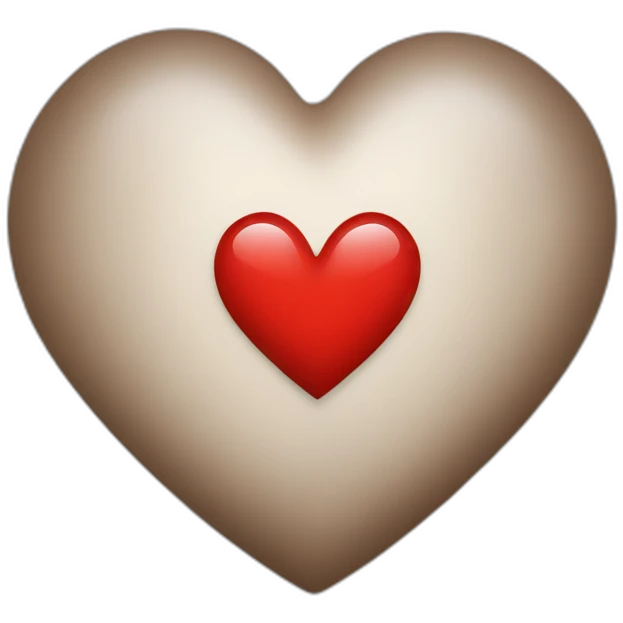 A red heart with "my wife" written in the middle of it emoji
