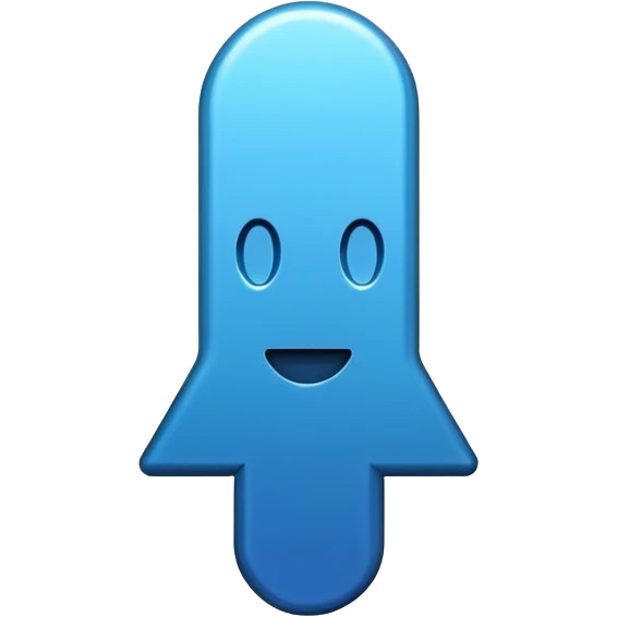 Blue Exclamation mark emoji