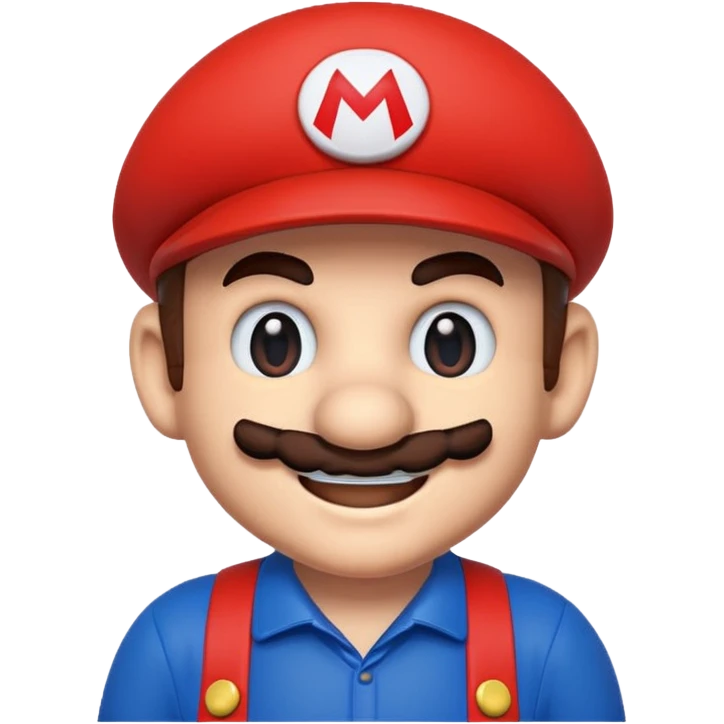 Mario pixel emoji