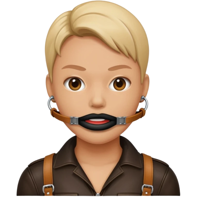 Ballgagged emoji