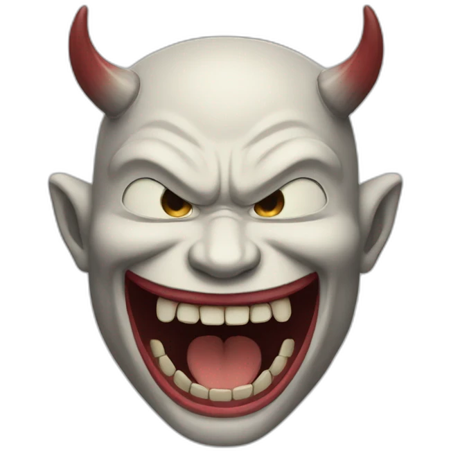 Oni laugh emoji