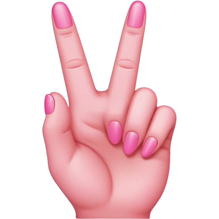 Pink middle finger  emoji