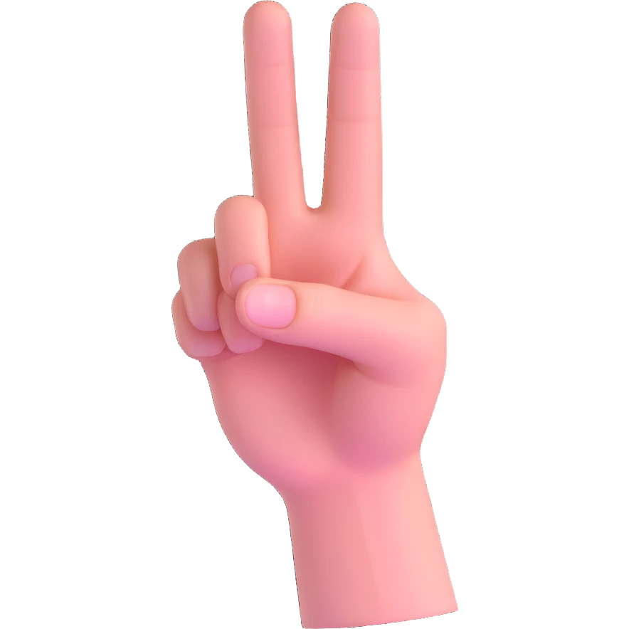 a hand with the pinky finger extended, pointing, clear and recognizable pose emoji