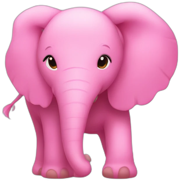 pink 🐘 emoji