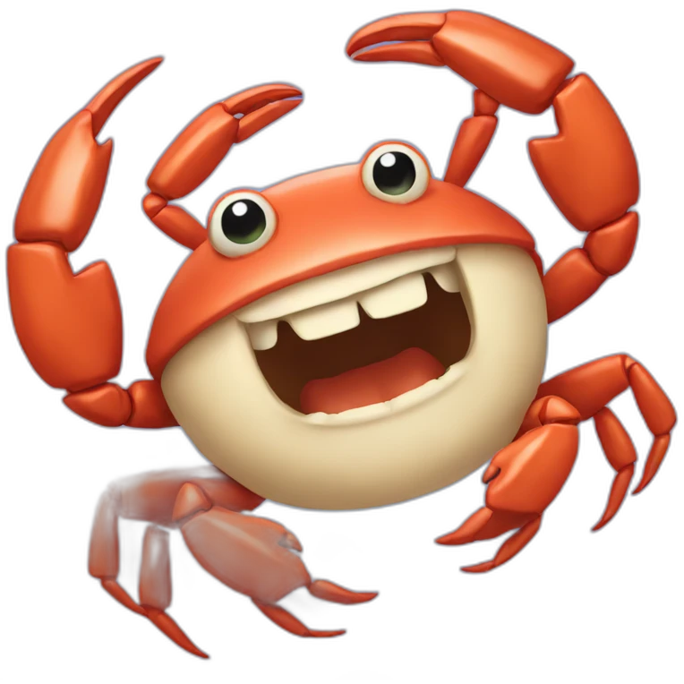 Crab rave emoji
