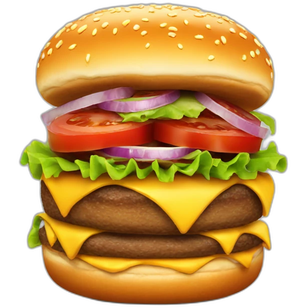 enorme hamburger emoji