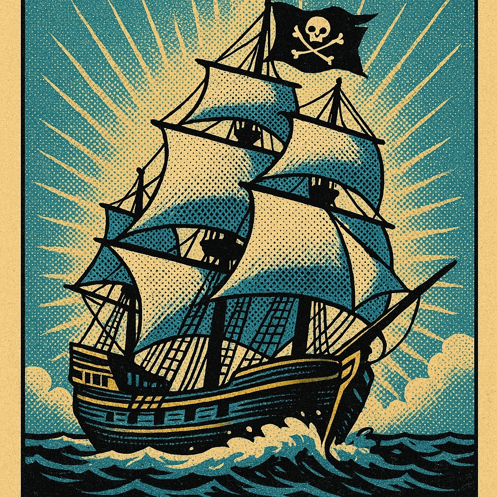 pirate ship emoji