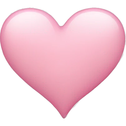 Light pink Heart  emoji