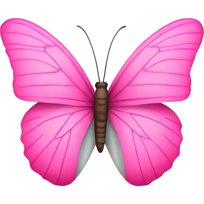 pink butterfly  emoji