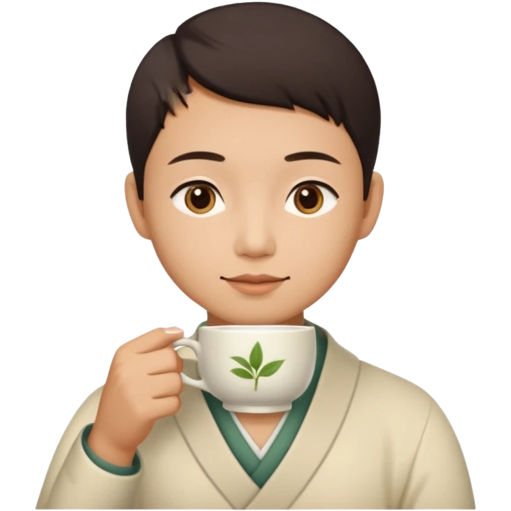 japanesse drinking tea emoji
