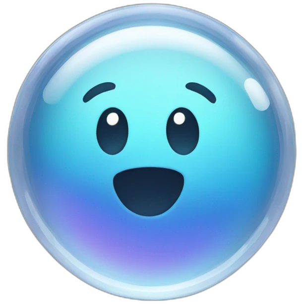 Electric bubble glass  emoji