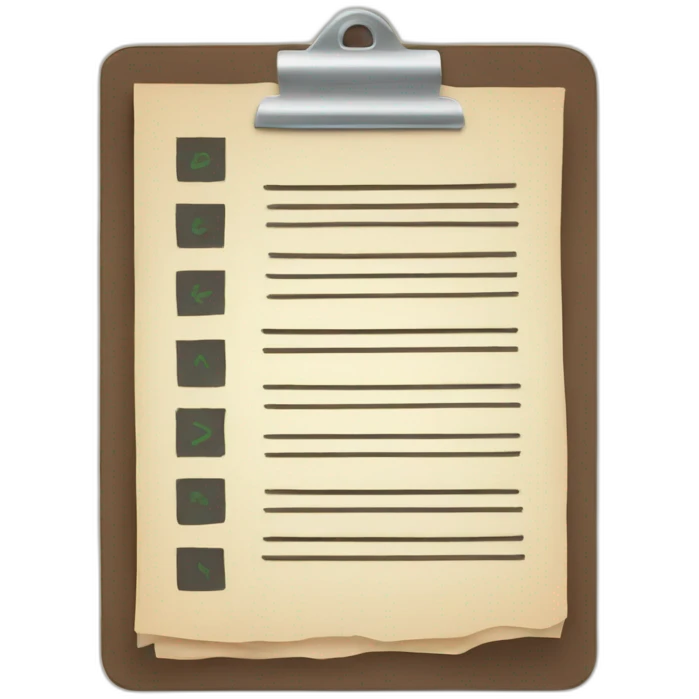 checklist emoji