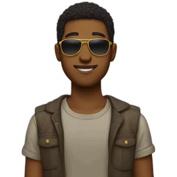 Cool boy attidue emoji