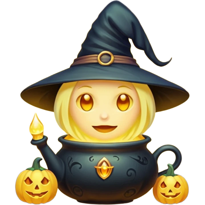 witch stuff yellow emoji