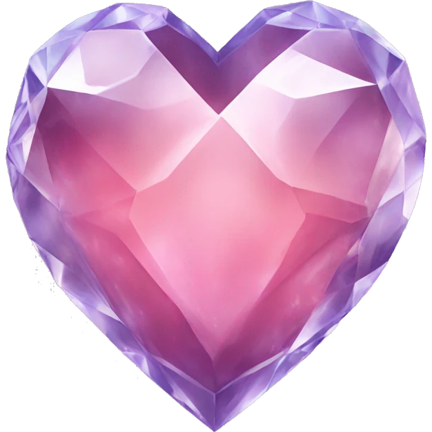 Crystal heart emoji