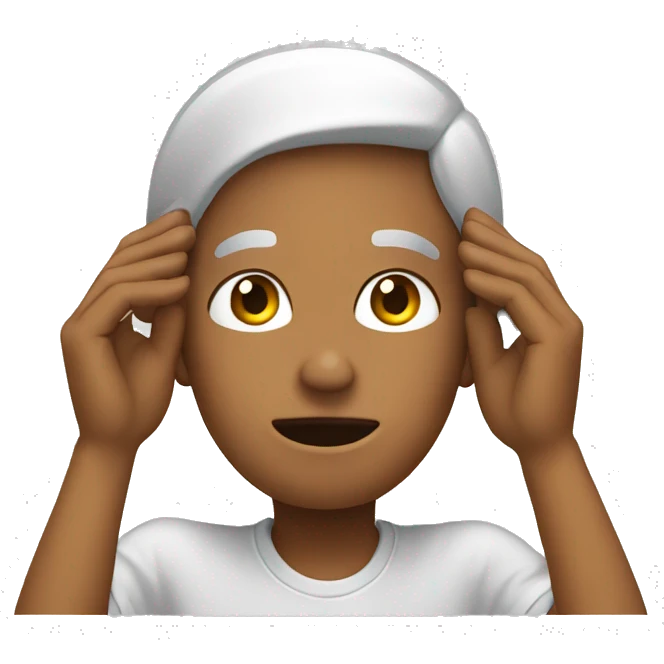 Covering ears emoji