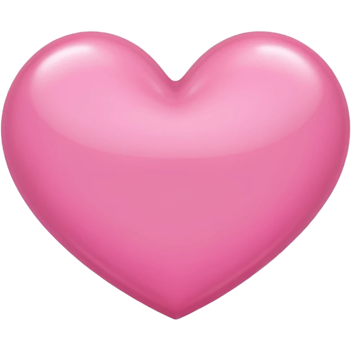 Corazón rosado para todo a la mitad  emoji