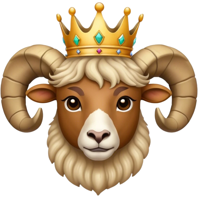 Ram king w/ crown emoji
