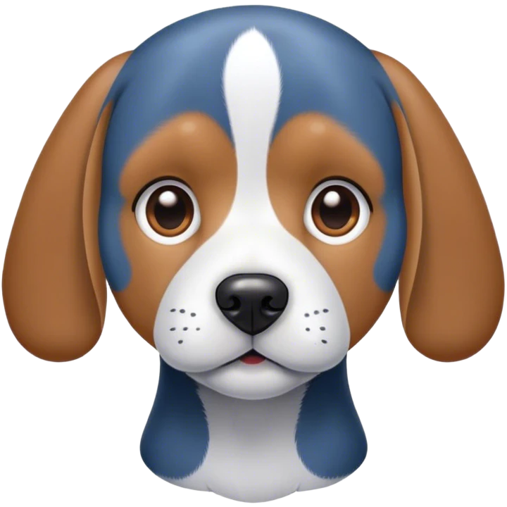 Blue beagle emoji