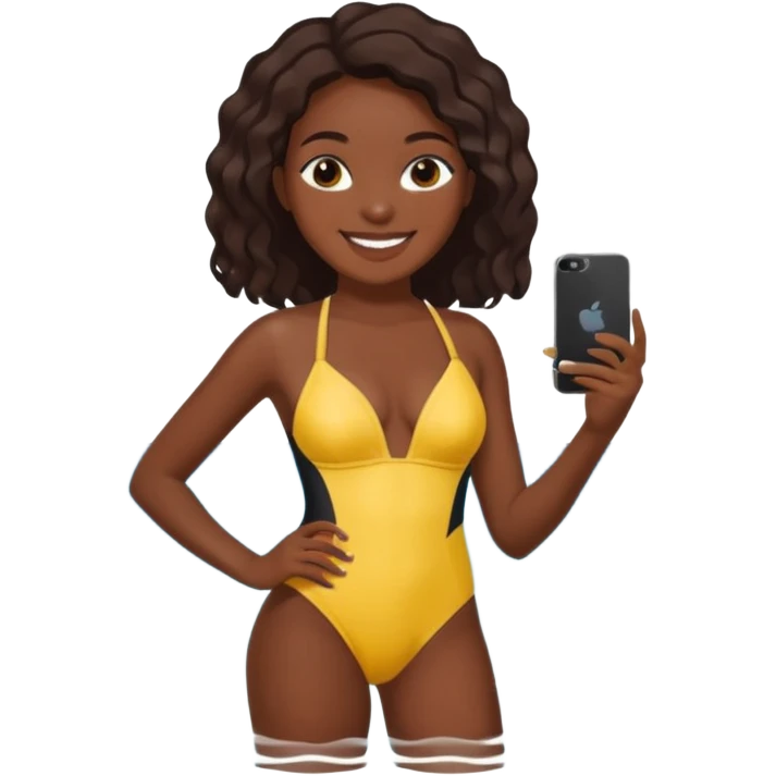 iphone 17 + a caribbean girl emoji