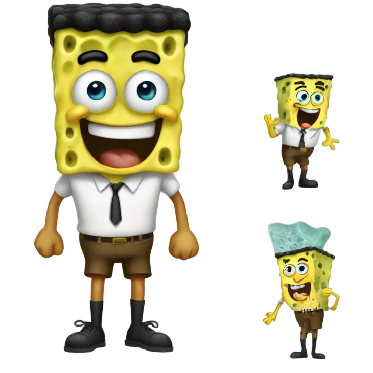 African American SpongeBob emoji