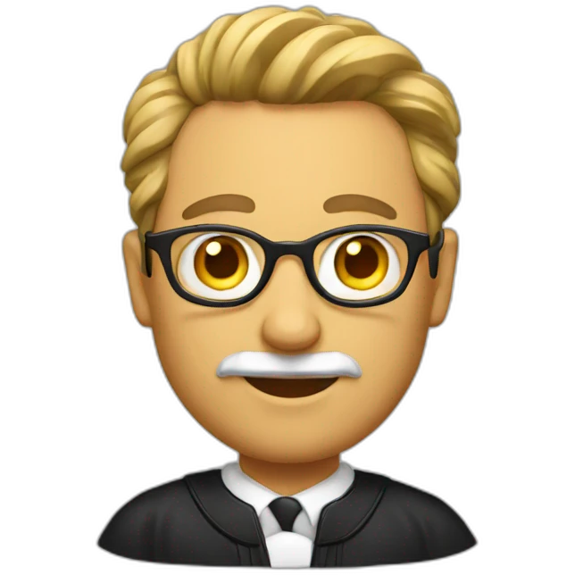 writer judge emoji