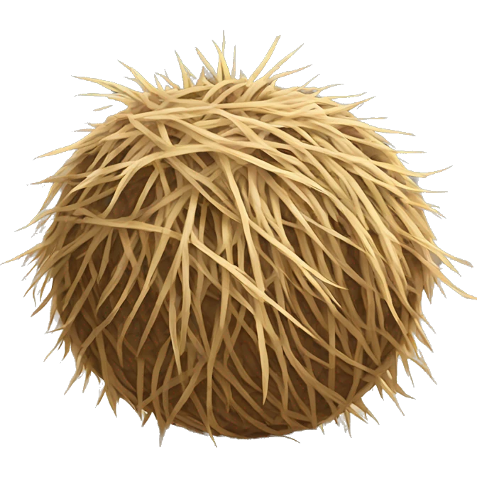 Tumbleweed rolling emoji