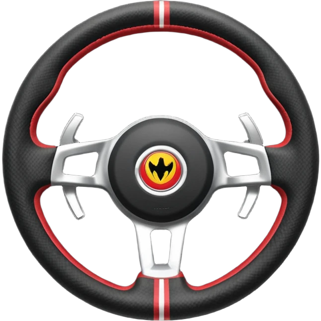 volante de racing de alcantara emoji