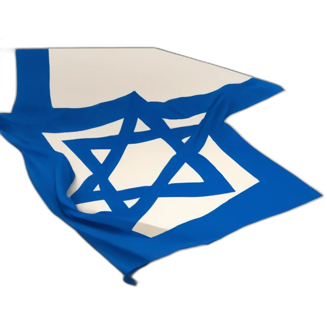 Israel flag on coffin emoji
