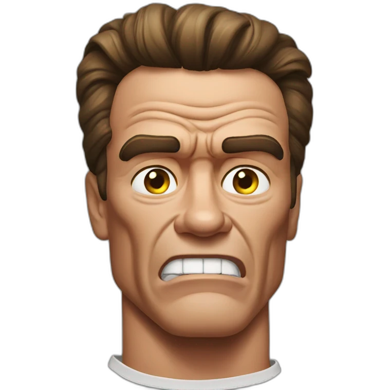 Angry Schwarzenegger emoji
