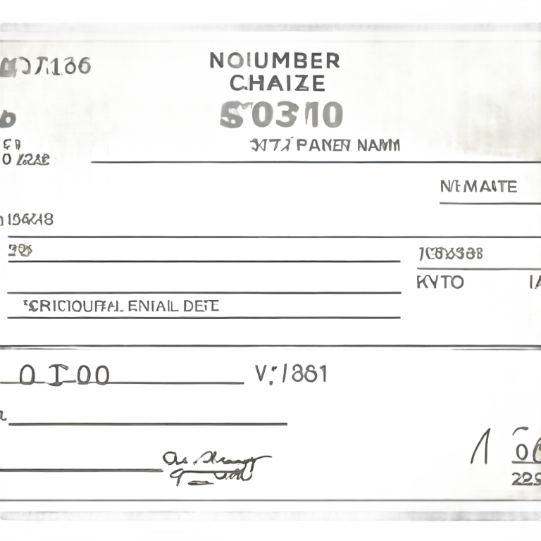 cheque emoji