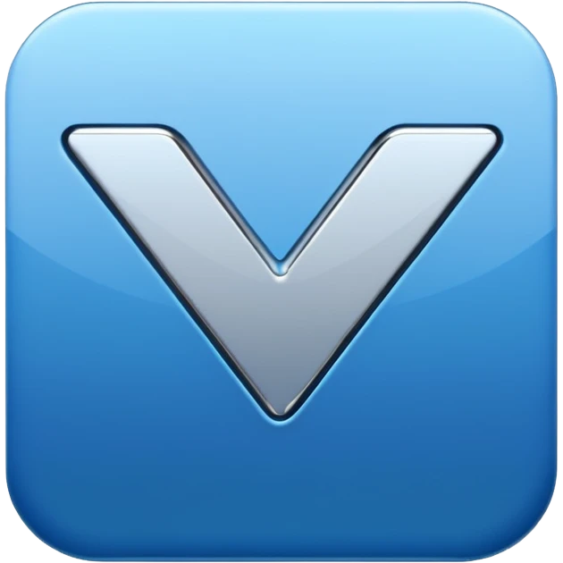 Blue Insta tick emoji emoji