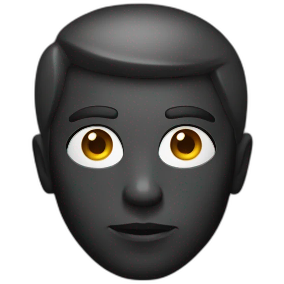 Un noir emoji
