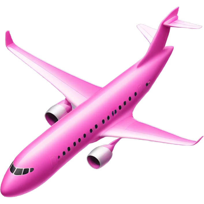 Pink airplane  emoji