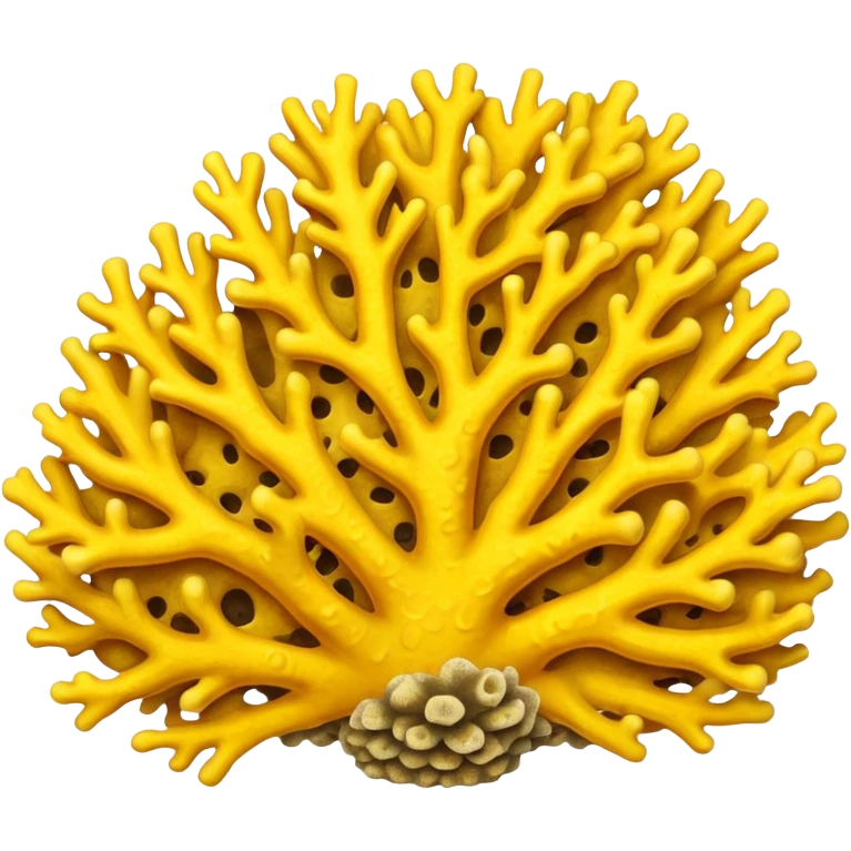yellow Coral  emoji