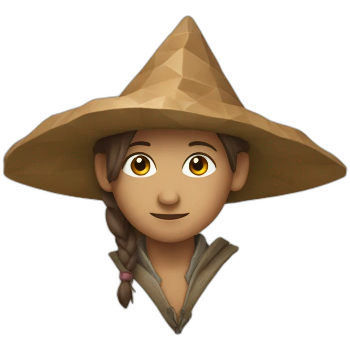 rabanda triangular con un palo atravezado emoji