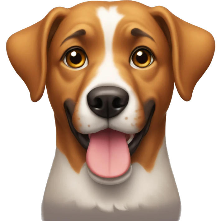 Handsome dog emoji