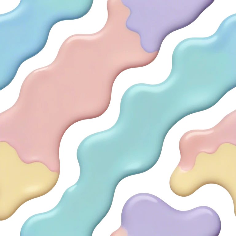 melted pastel paint colors pattern  emoji