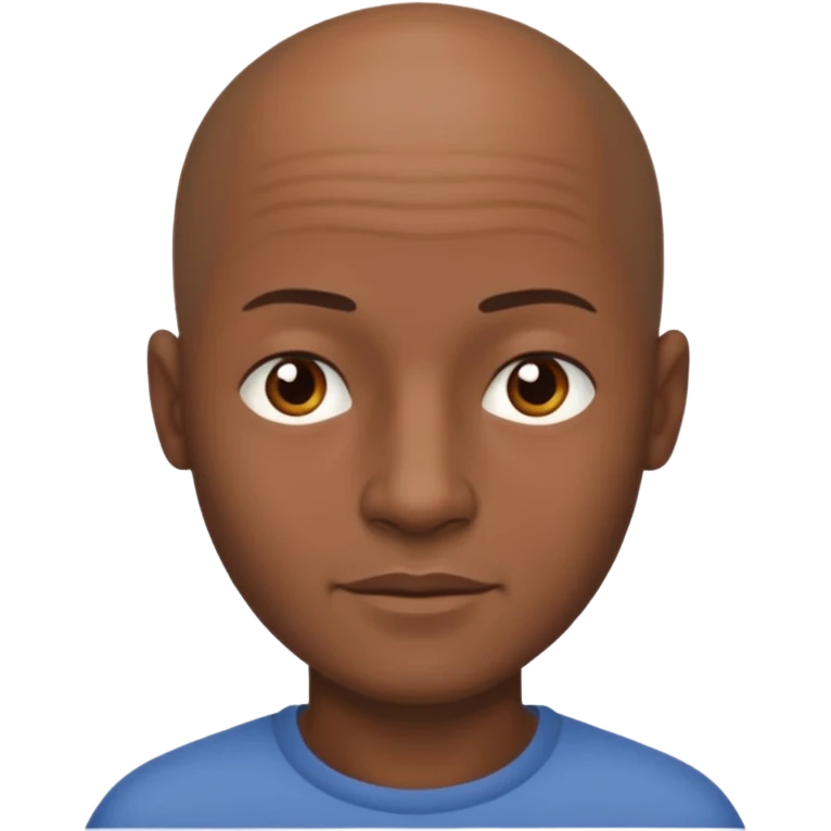 One woman medium length blond highlights hair
One man medium dark skin no hair emoji