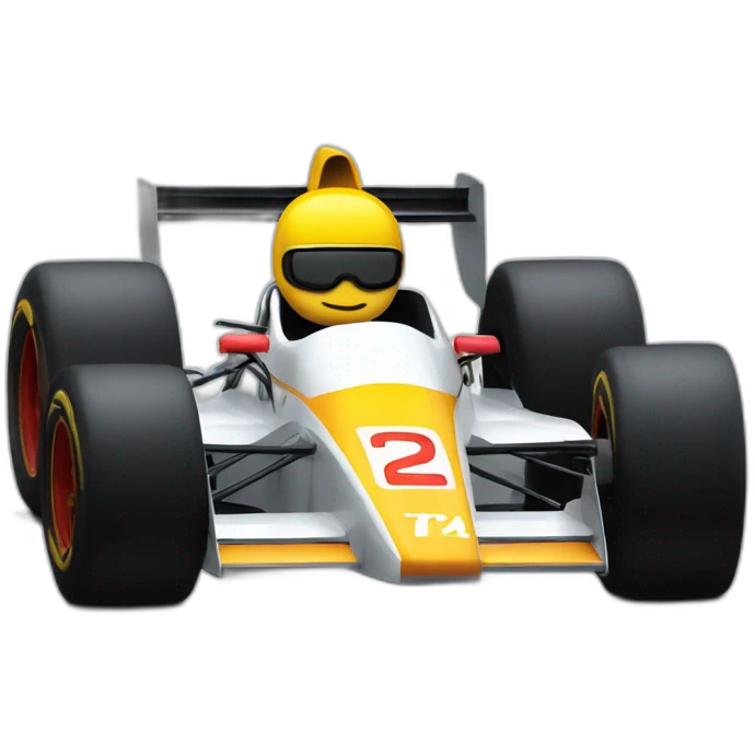 A cool racing car emoji
