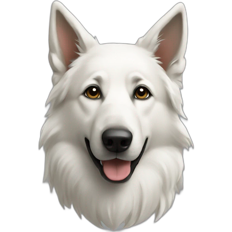 White shepherd keyboard emoji