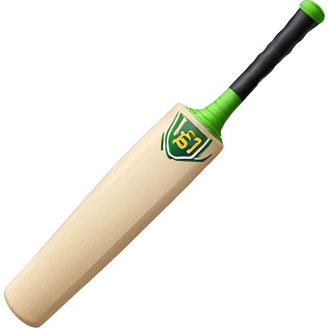Cricket bat emoji