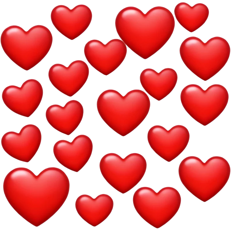 A emoji wit hearts saying I love u emoji