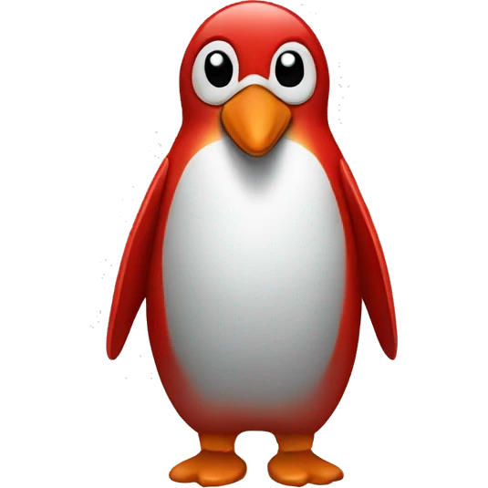 red penguin emoji
