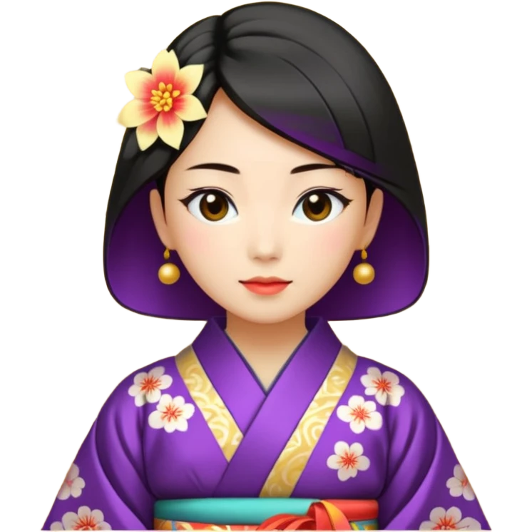 mulher japones emoji