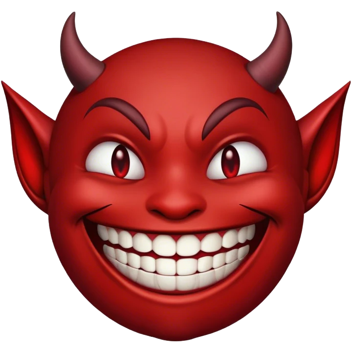 smiley face with a devilish grin but not showing any teeth emoji