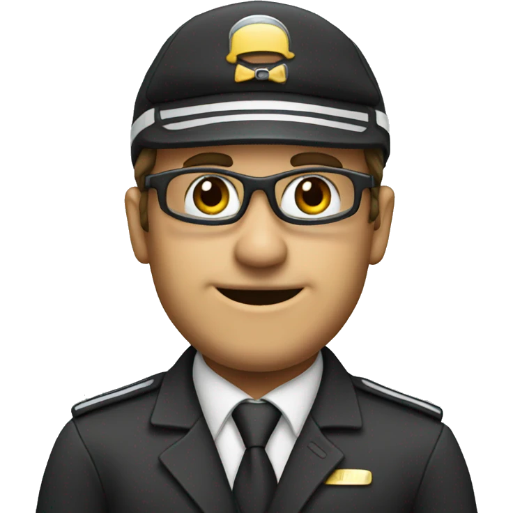 PILOT behind steering wheel emoji