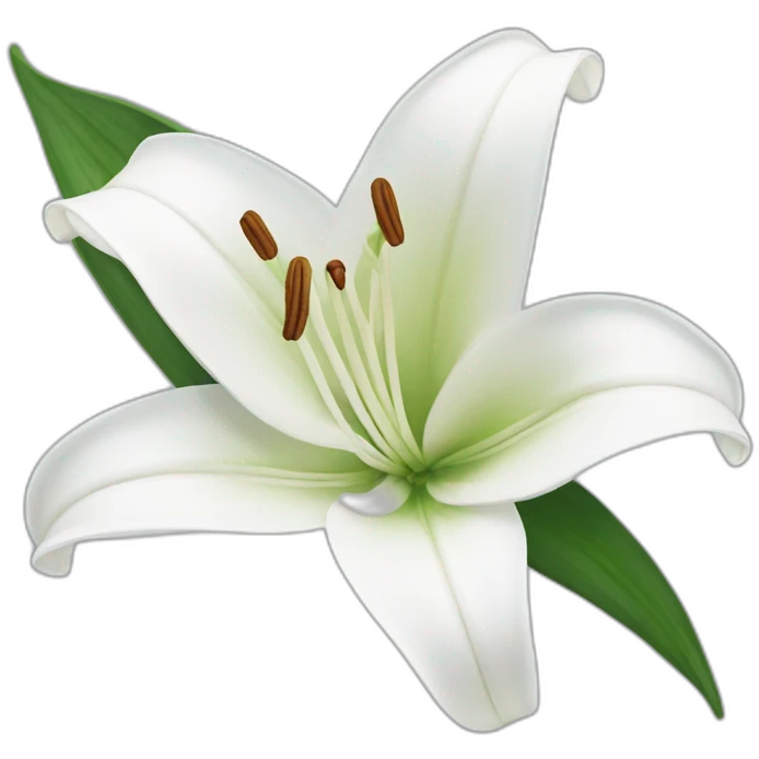 White Lilly emoji