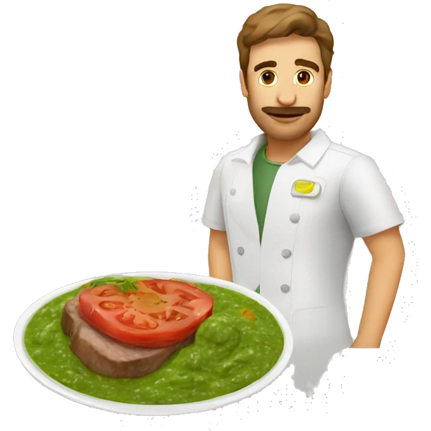 pesto con bistec emoji