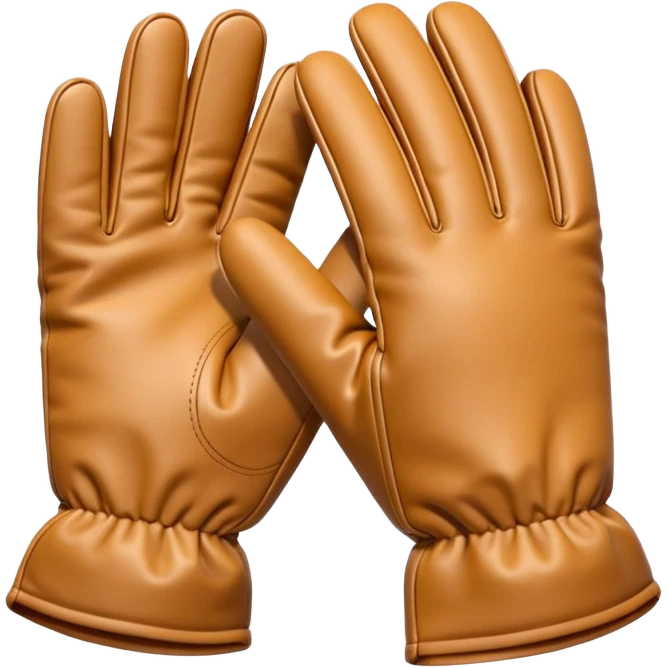 Beige Gloves without finger compartments emoji